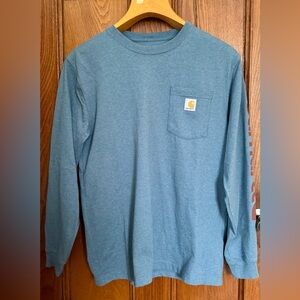 Carhartt Men's Heavyweight Exclusive Graphic Arm Pocket Long Sleeve Shirt